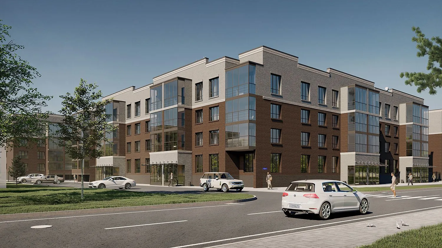 Планировка 3-комнатной квартиры 75.73 м² в ЖК ЖК Боровики, г. Ярославль — фото 3