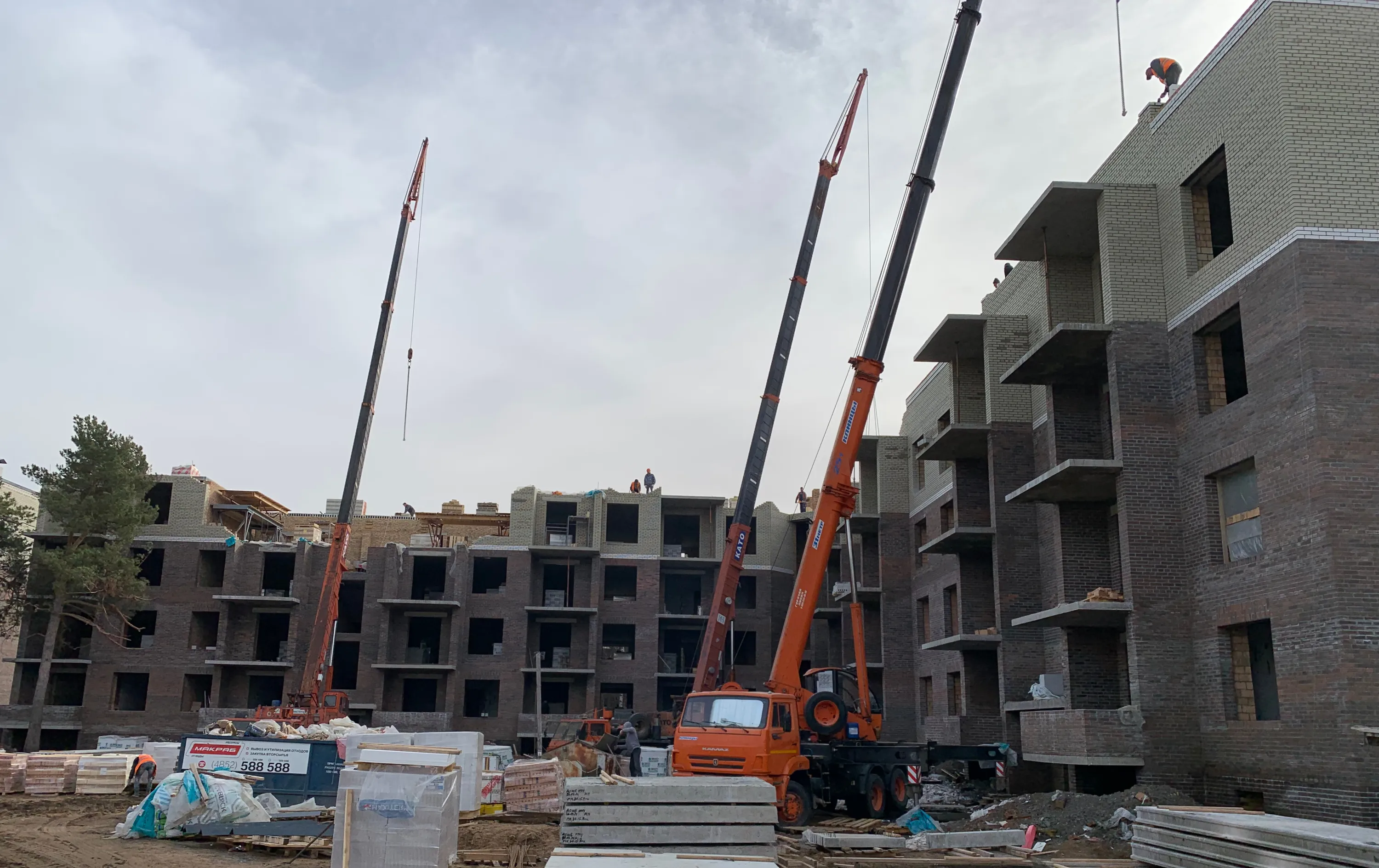 ЖК Боровики ход строительства