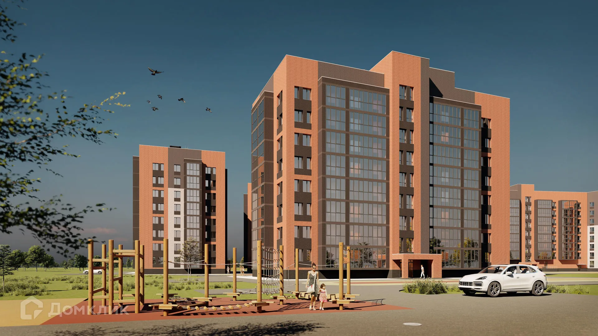 Планировка 1-комнатной квартиры 44.1 м² в ЖК ЖК Уютный квартал, г. Ярославль — фото 2