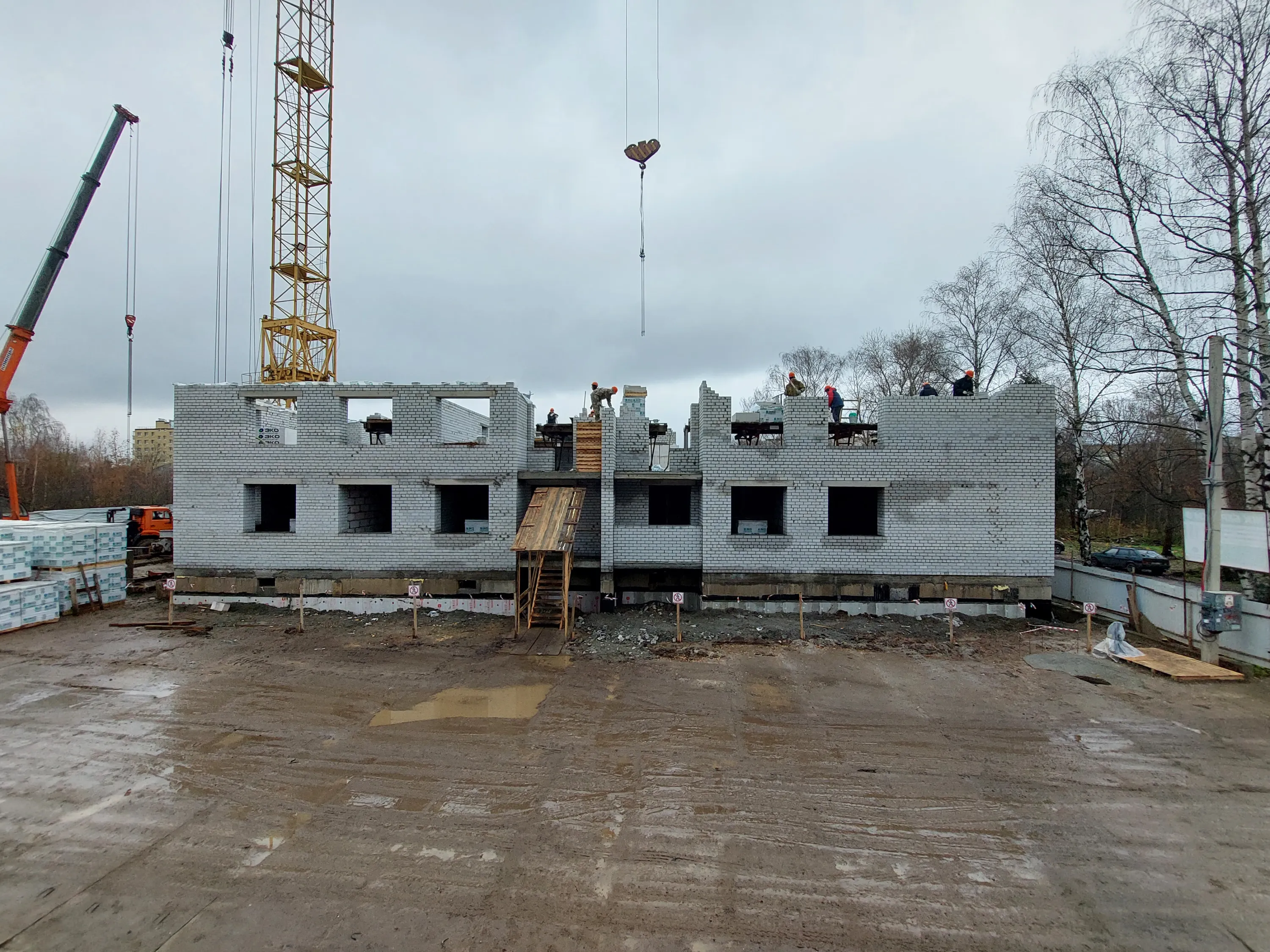 ЖК БЕРЕЗКИ 3 ход строительства