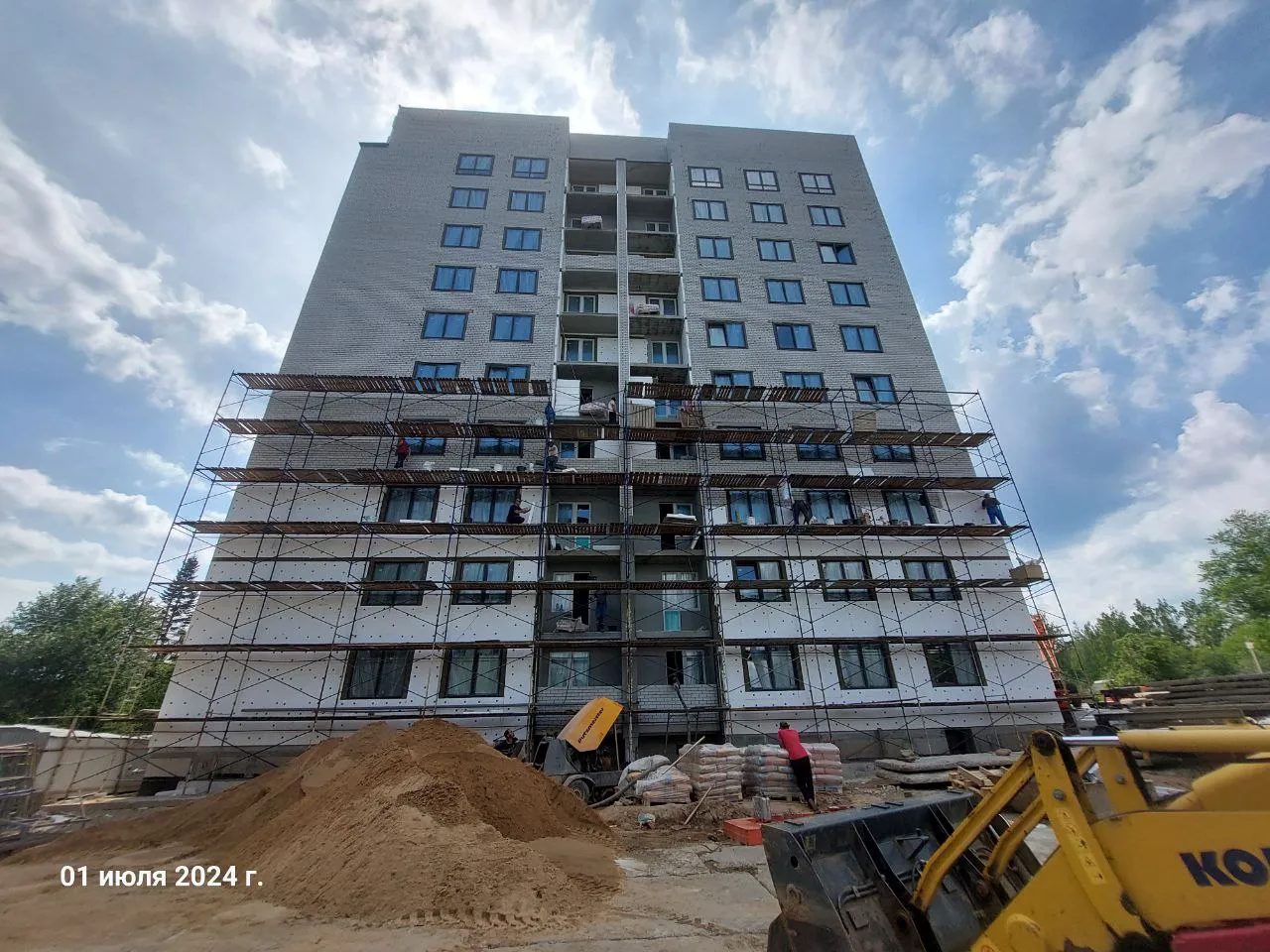 ЖК БЕРЕЗКИ 3 ход строительства