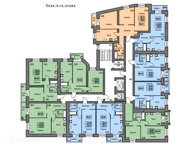 Квартира в ЖК Жилой дом по ул. Шпальная
