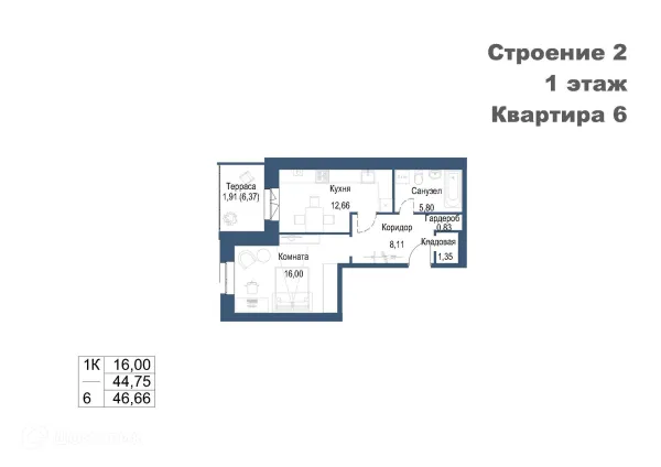Квартира в ЖК на ул. Мамонтова