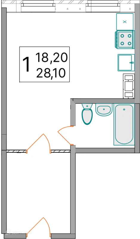 Квартира в ЖК Полёт