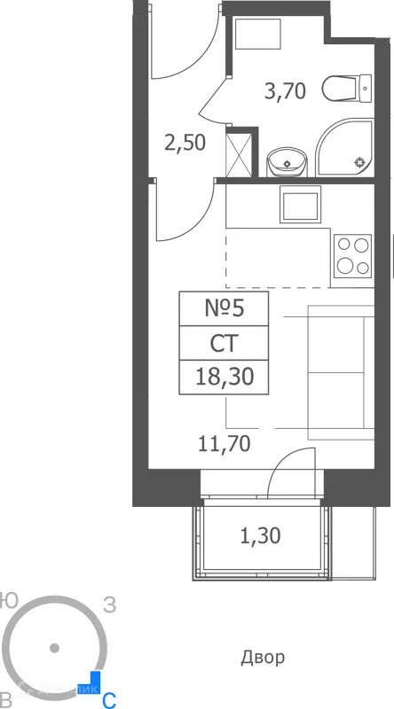 Квартира в ЖК ЭРА