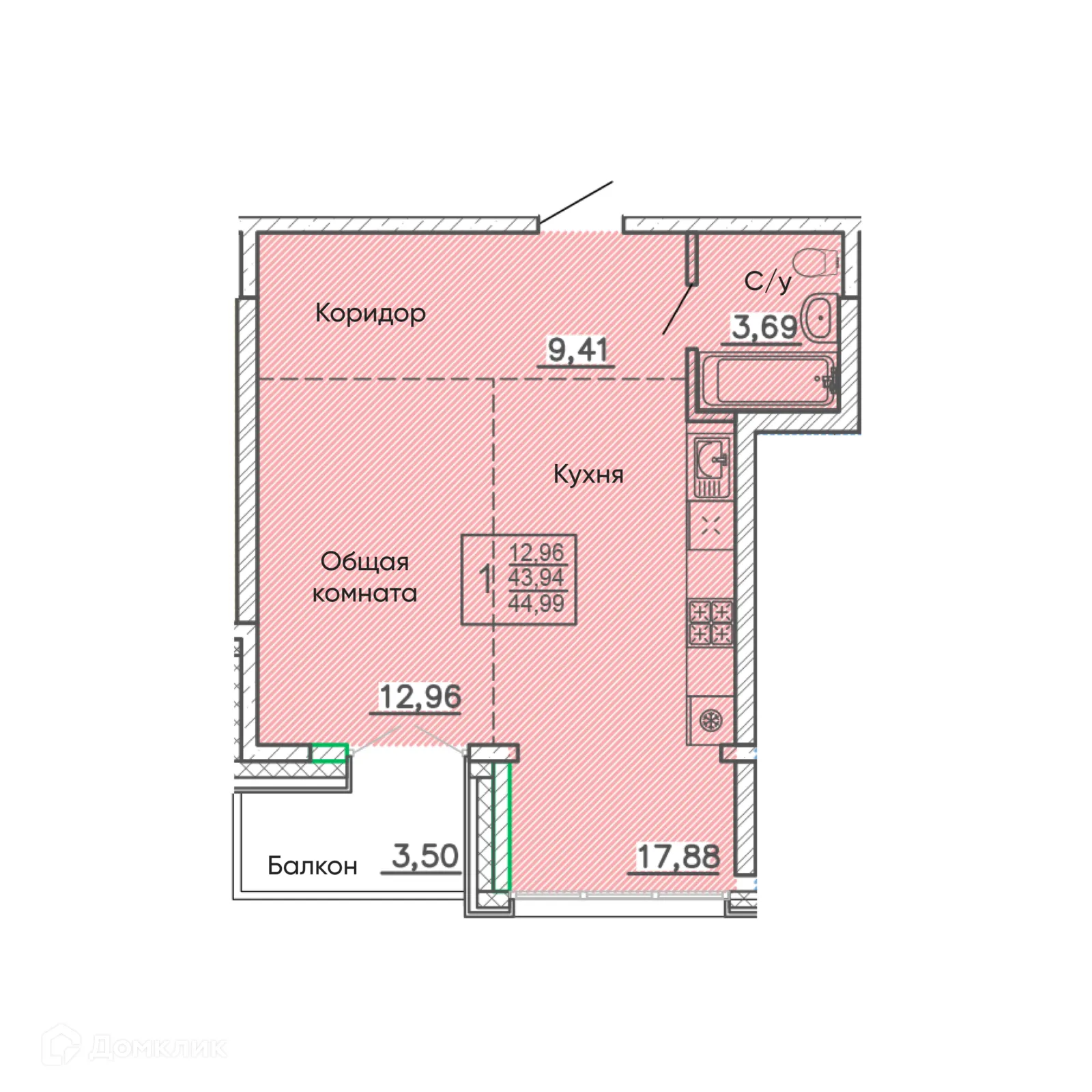 Фото квартиры в ЖК ЁЛКИ