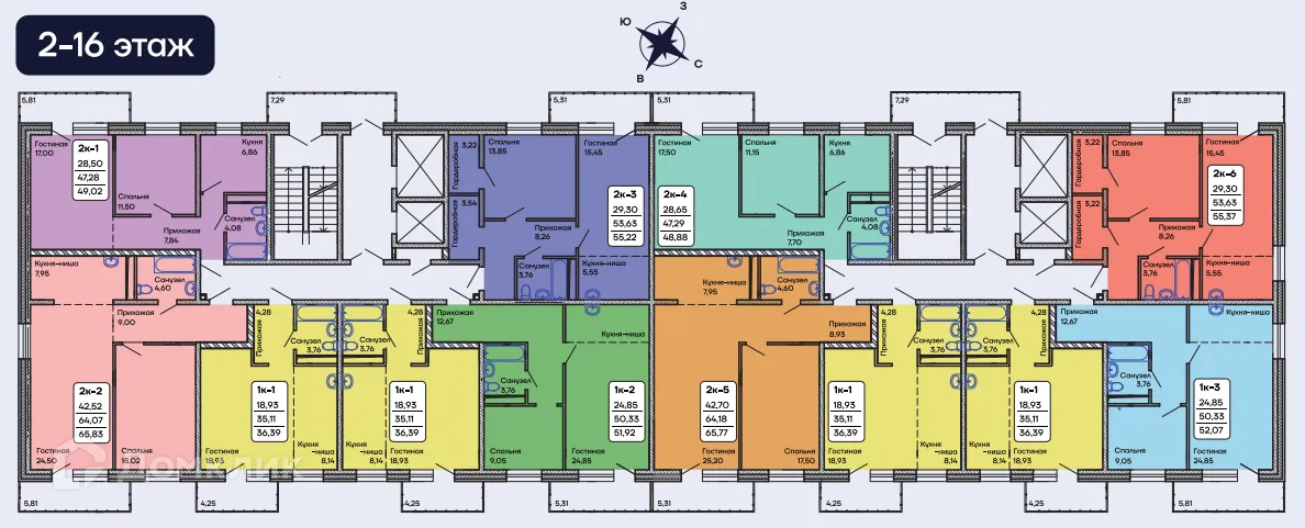 Фото квартиры в ЖК Квартал 102
