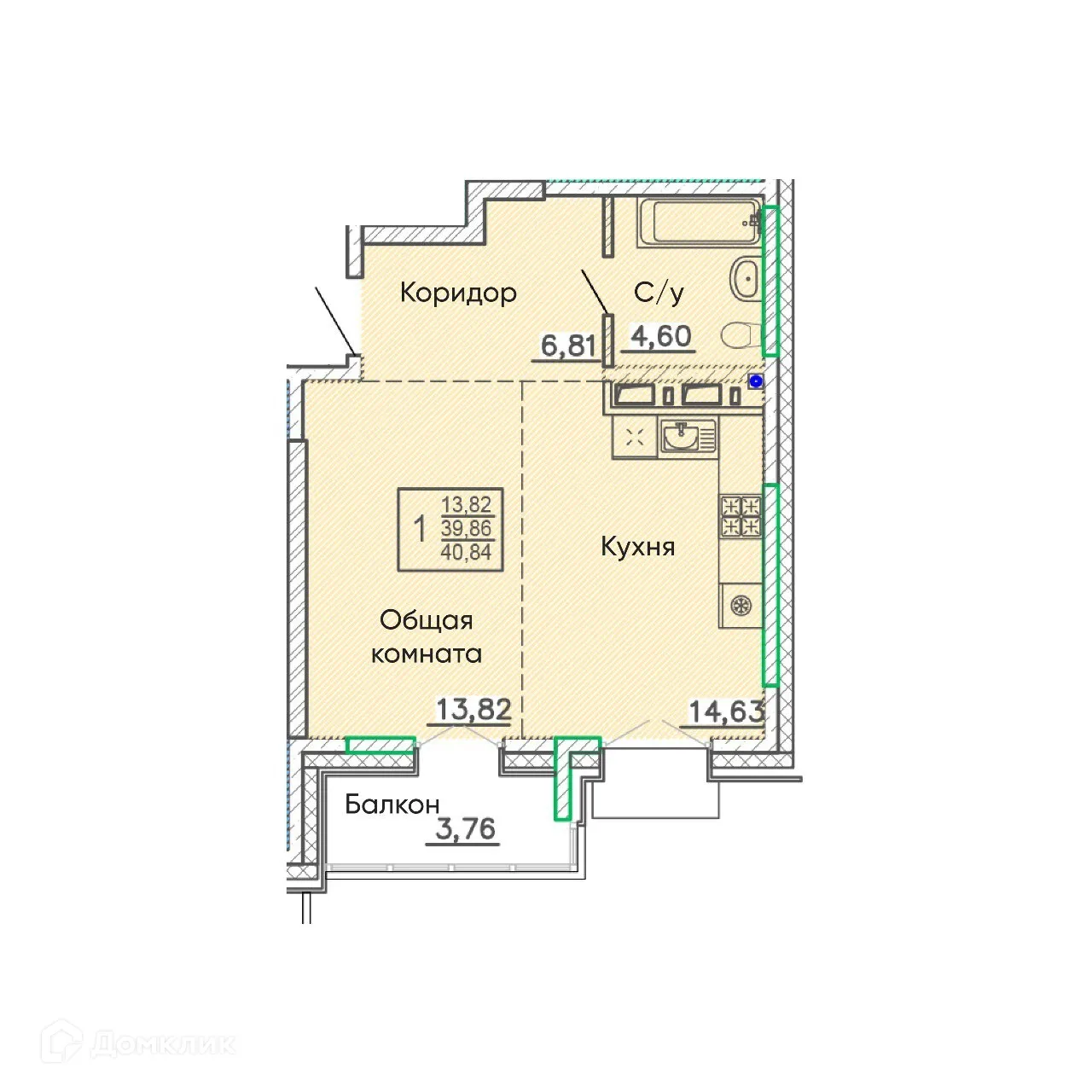 Фото квартиры в ЖК ЁЛКИ