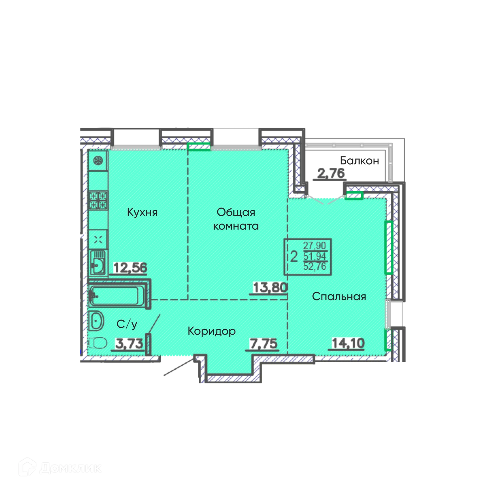 Фото квартиры в ЖК ЁЛКИ