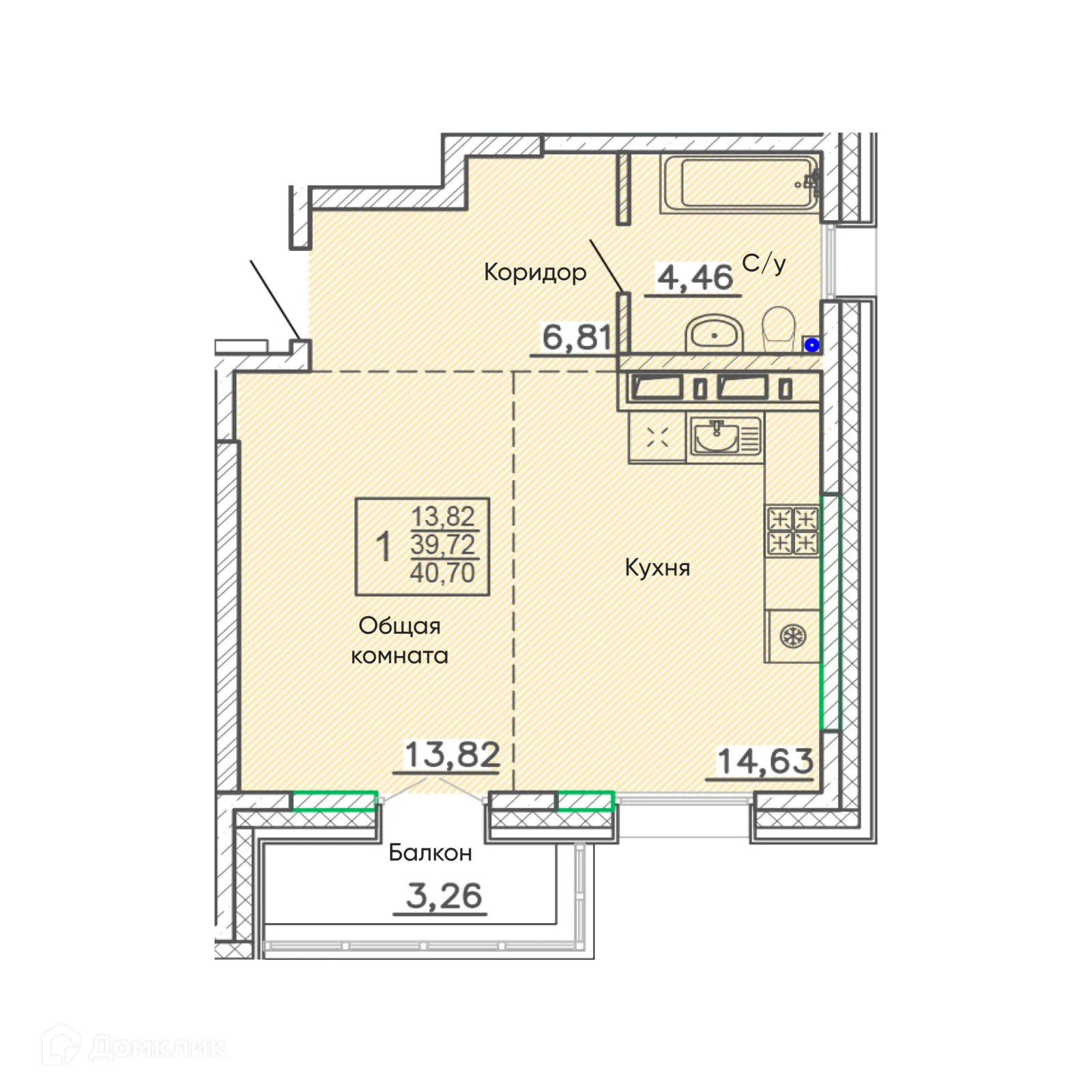 Фото квартиры в ЖК ЁЛКИ