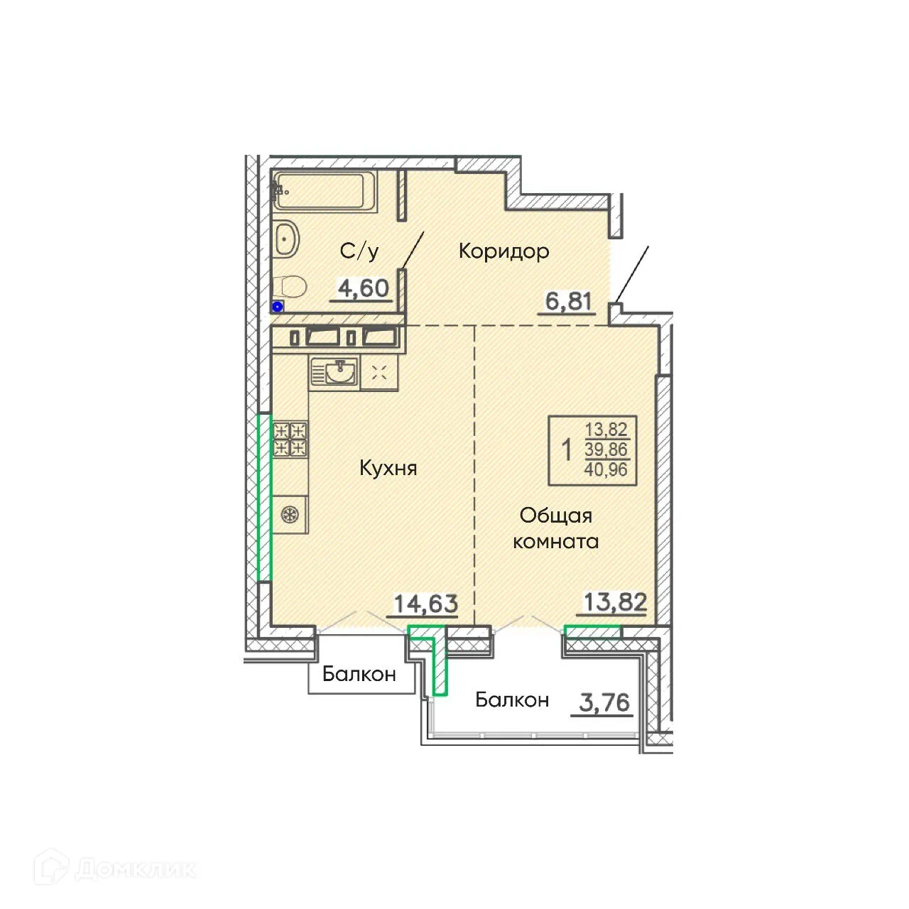 Фото квартиры в ЖК ЁЛКИ