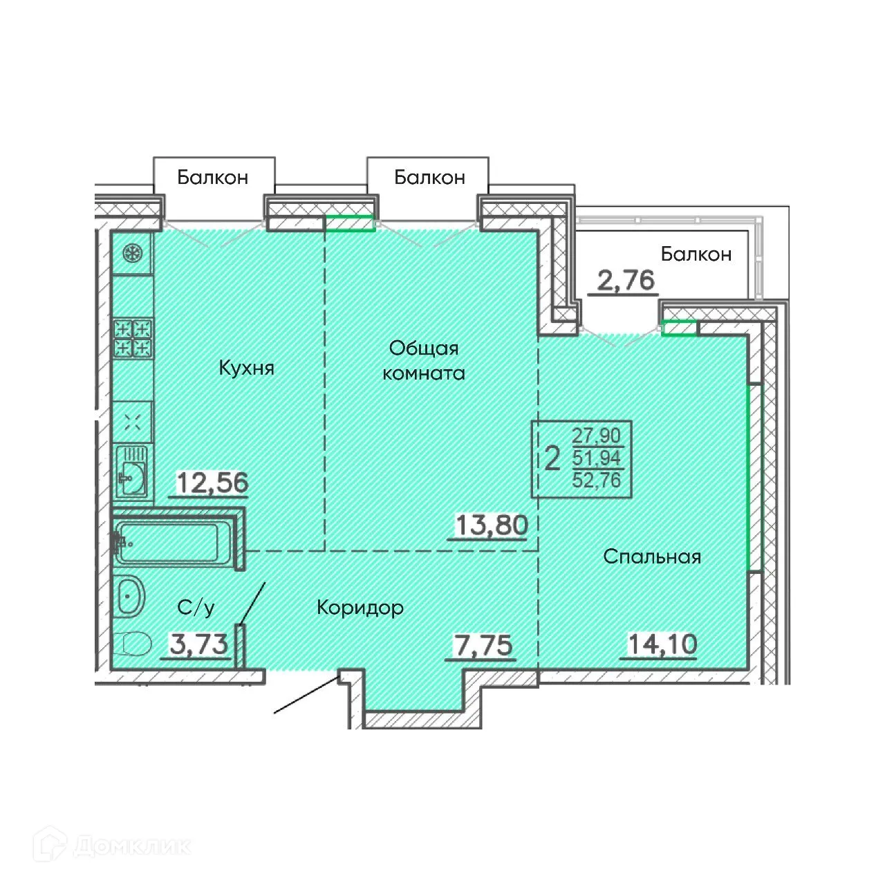 Фото квартиры в ЖК ЁЛКИ