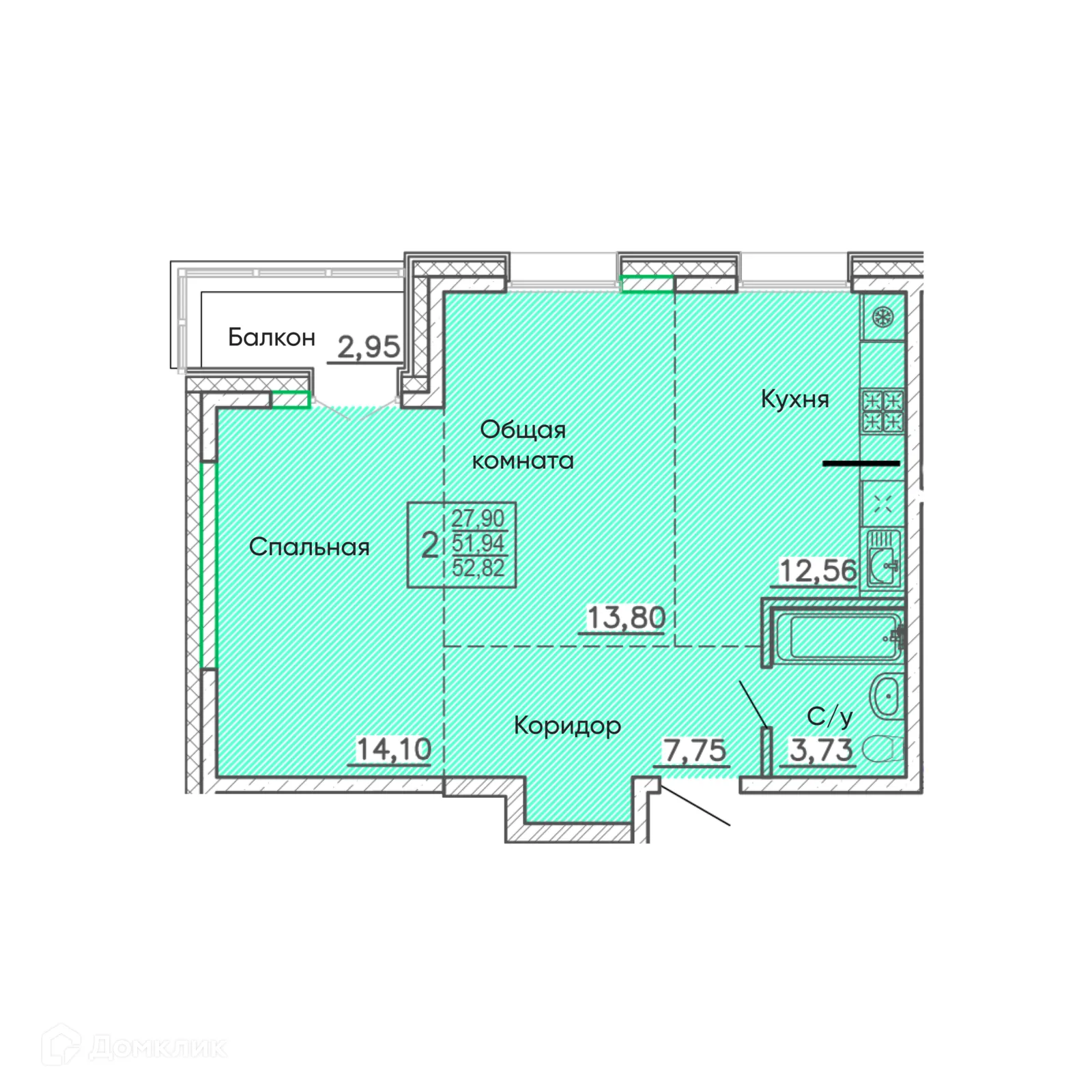 Фото квартиры в ЖК ЁЛКИ