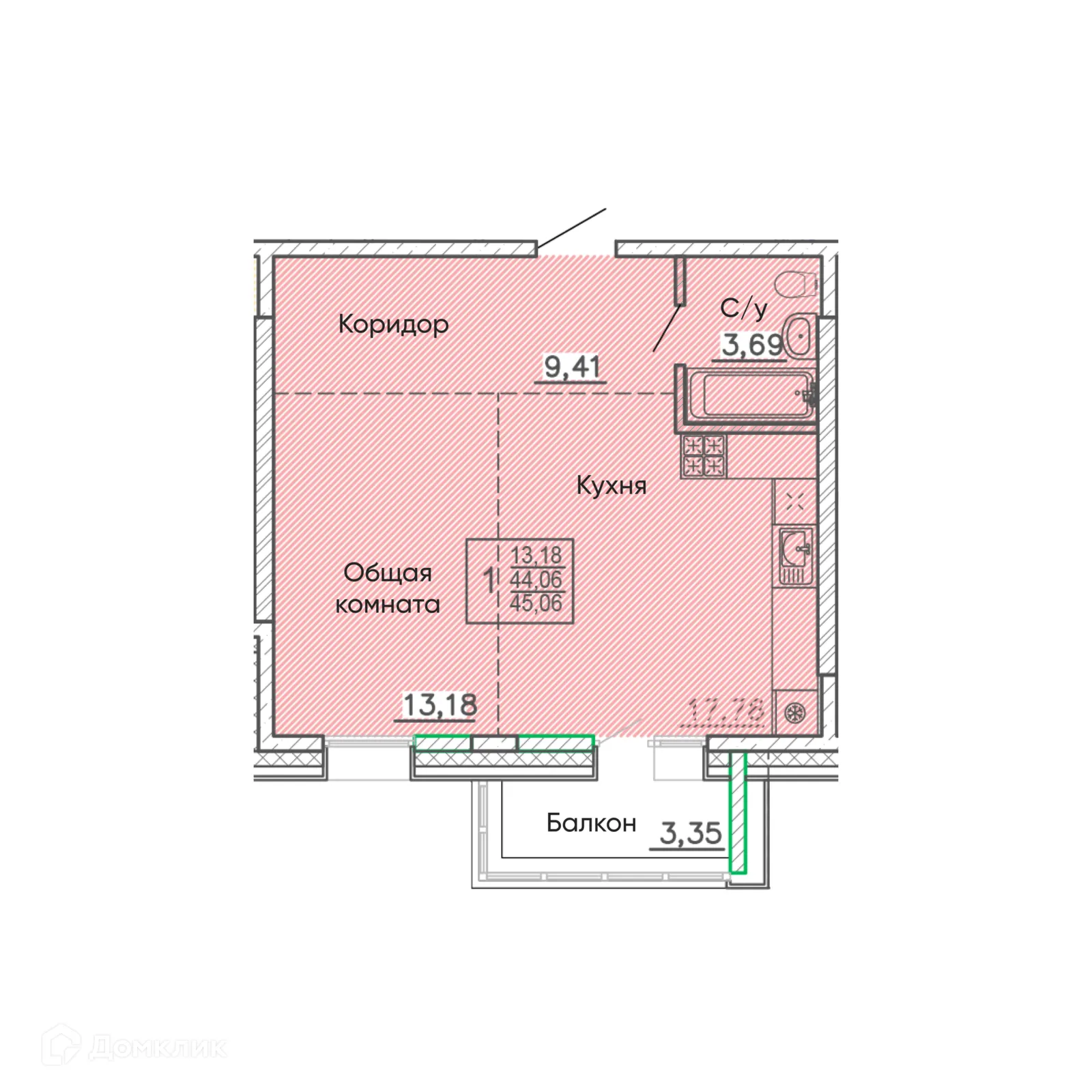 Фото квартиры в ЖК ЁЛКИ