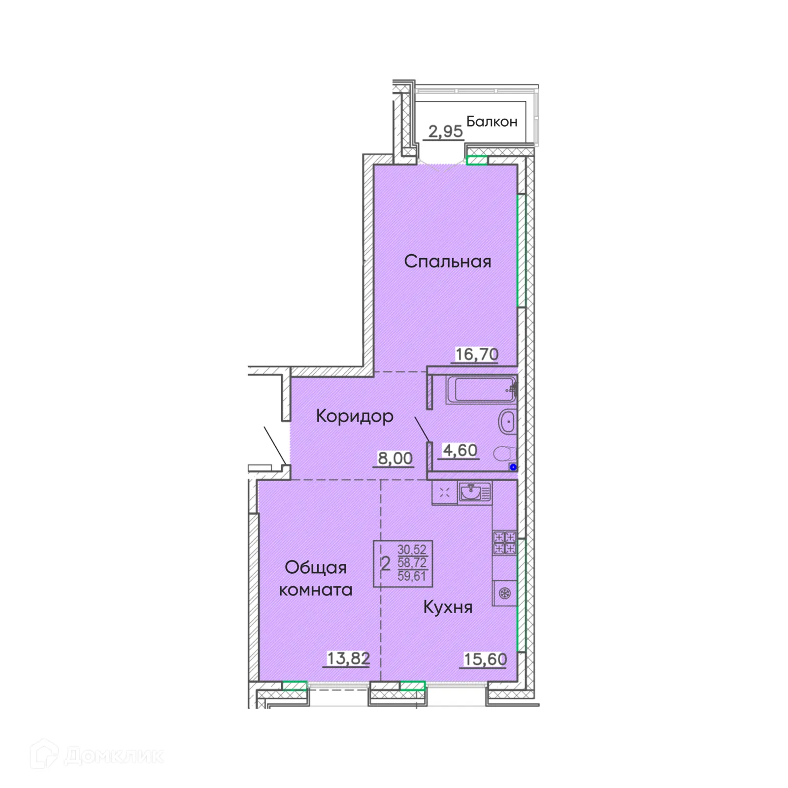 Фото квартиры в ЖК ЁЛКИ