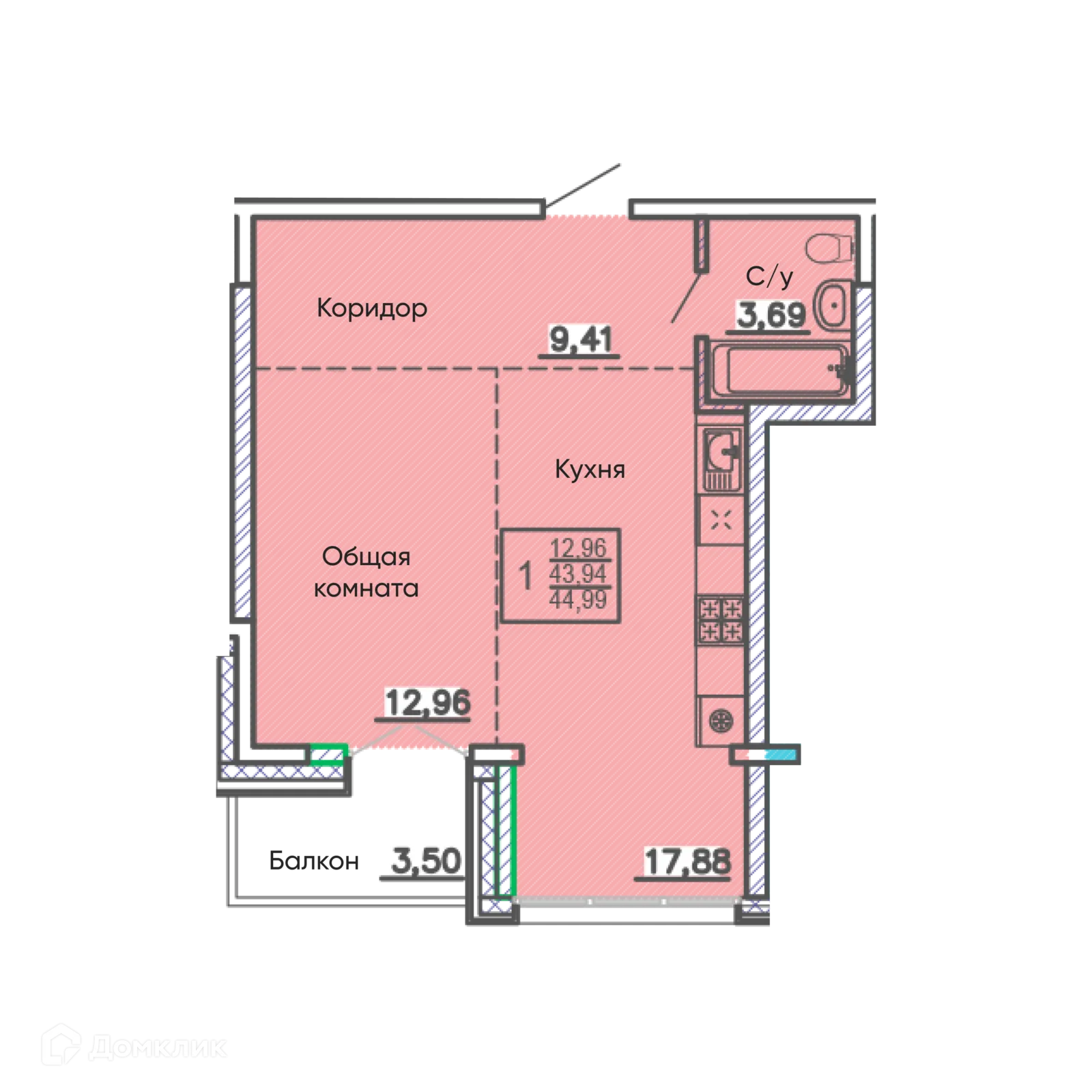 Фото квартиры в ЖК ЁЛКИ