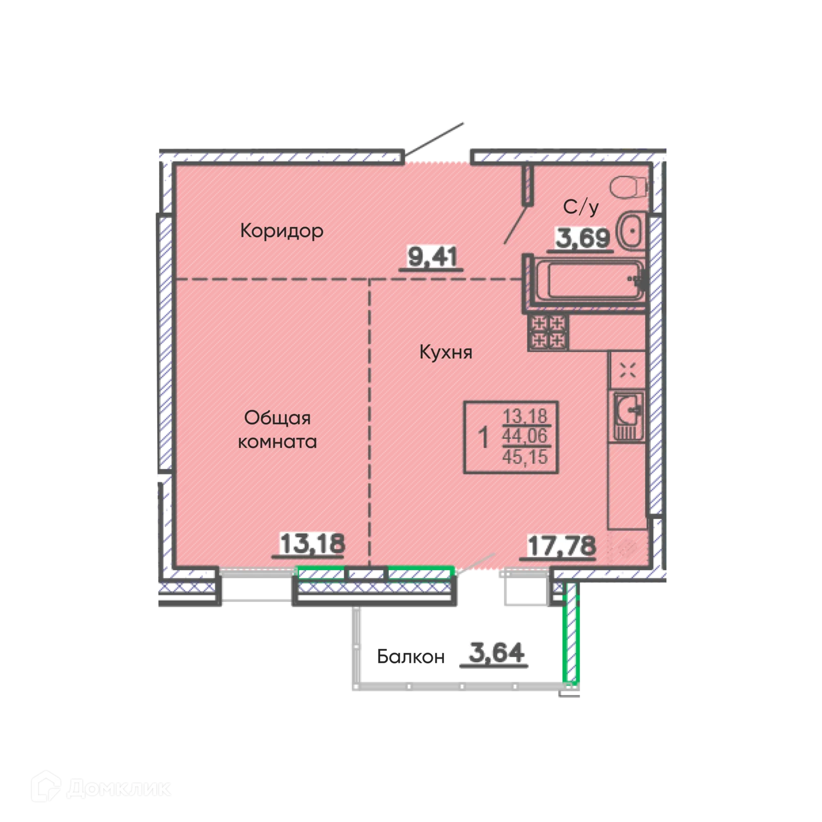 Фото квартиры в ЖК ЁЛКИ