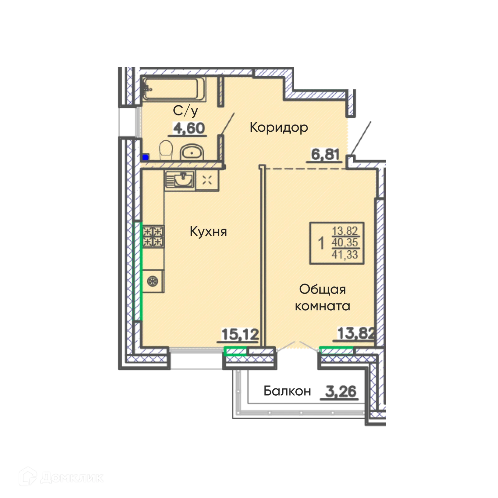 Фото квартиры в ЖК ЁЛКИ