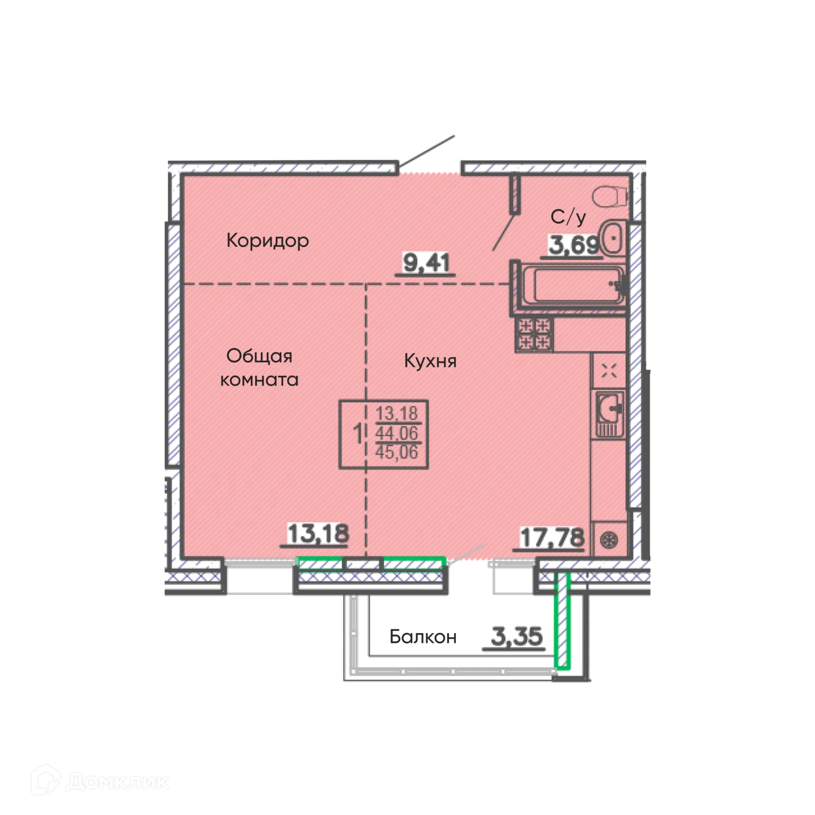 Фото квартиры в ЖК ЁЛКИ