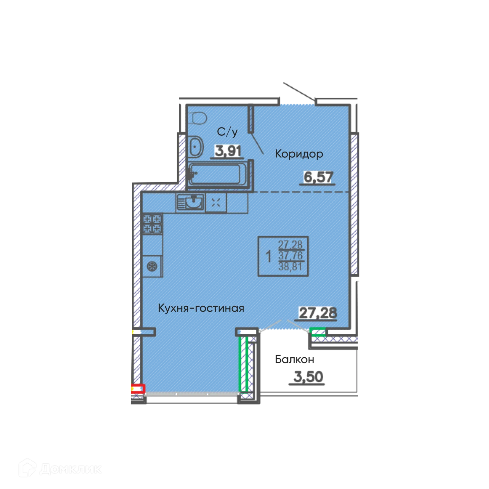 Фото квартиры в ЖК ЁЛКИ
