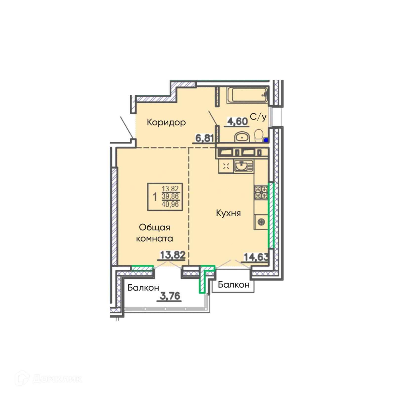 Фото квартиры в ЖК ЁЛКИ