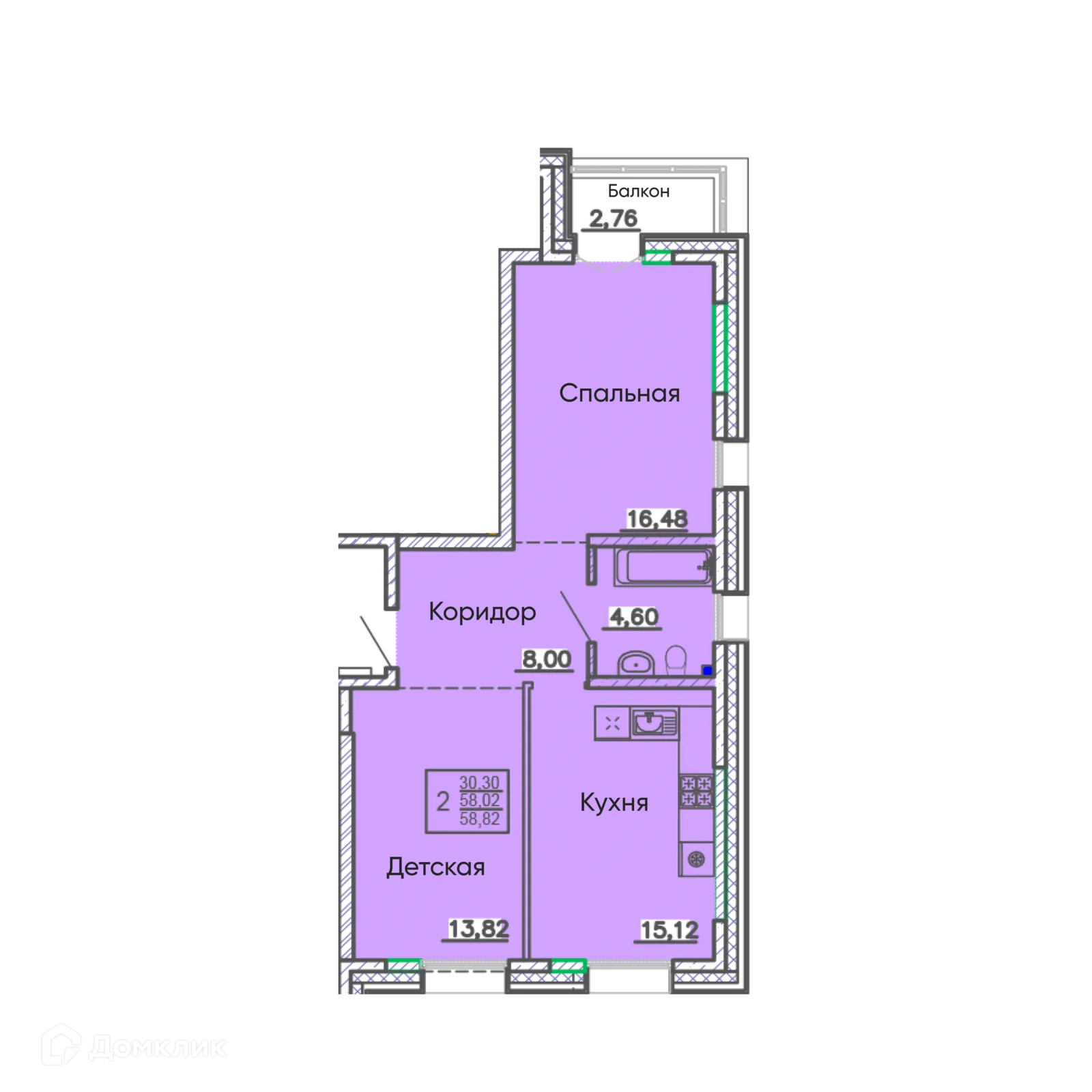 Фото квартиры в ЖК ЁЛКИ