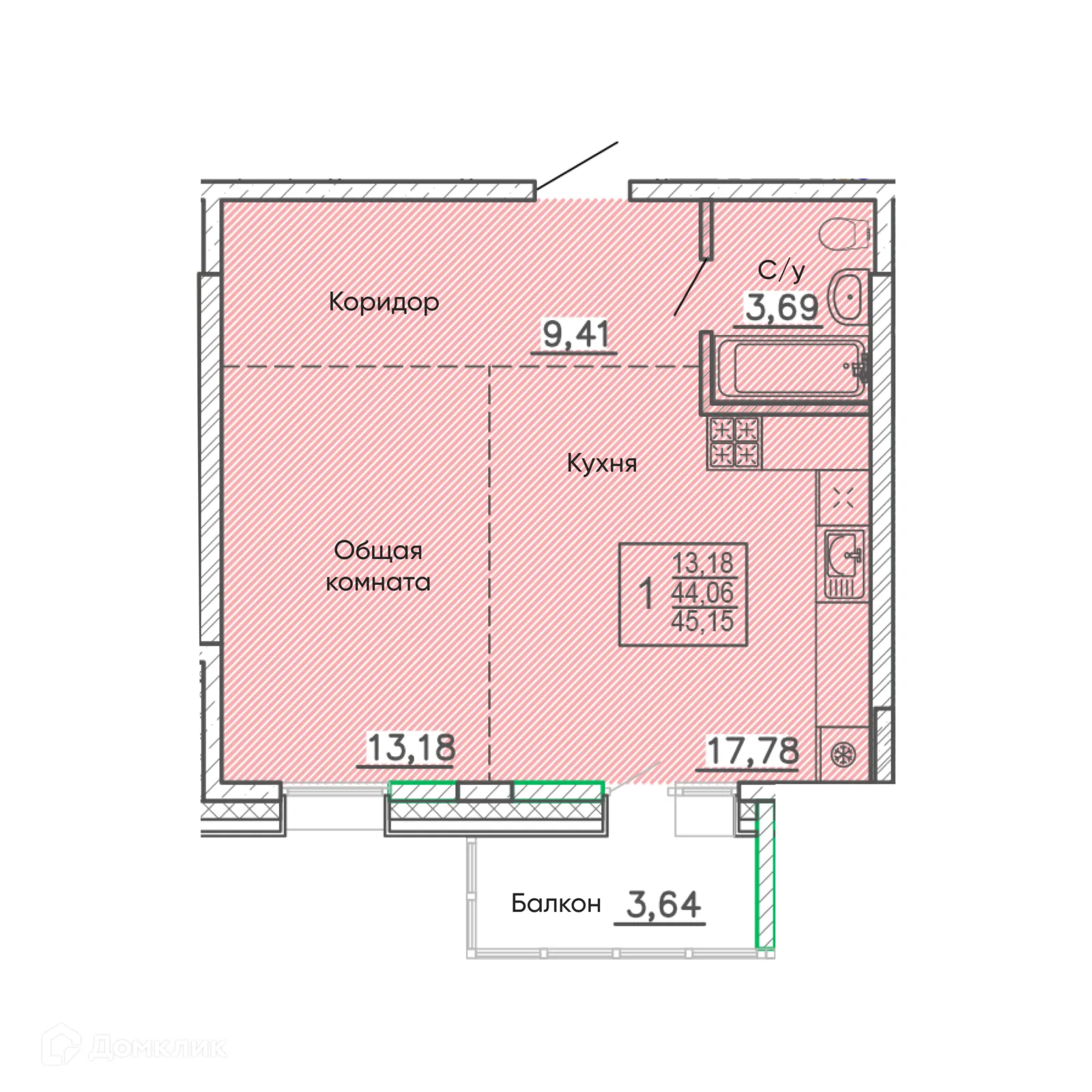 Фото квартиры в ЖК ЁЛКИ