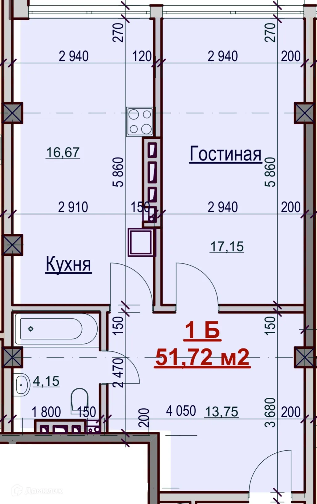 Фото квартиры в ЖК "ВЕРШИНА"