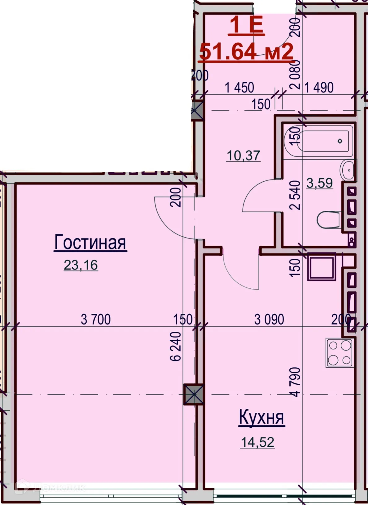 Фото квартиры в ЖК "ВЕРШИНА"