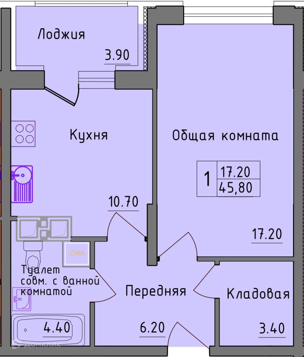 Фото квартиры в ЖК Бульвар