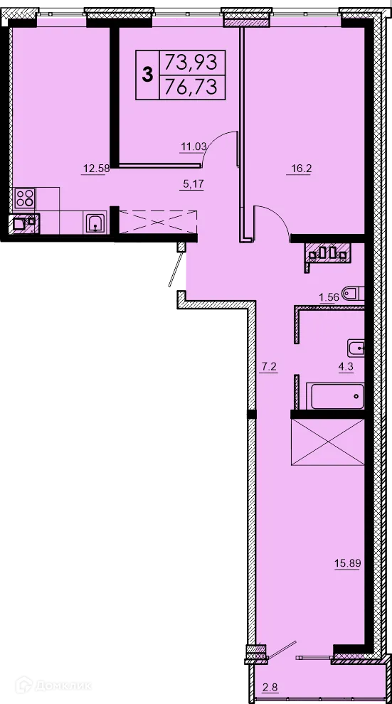 Фото квартиры в ЖК МЕГА
