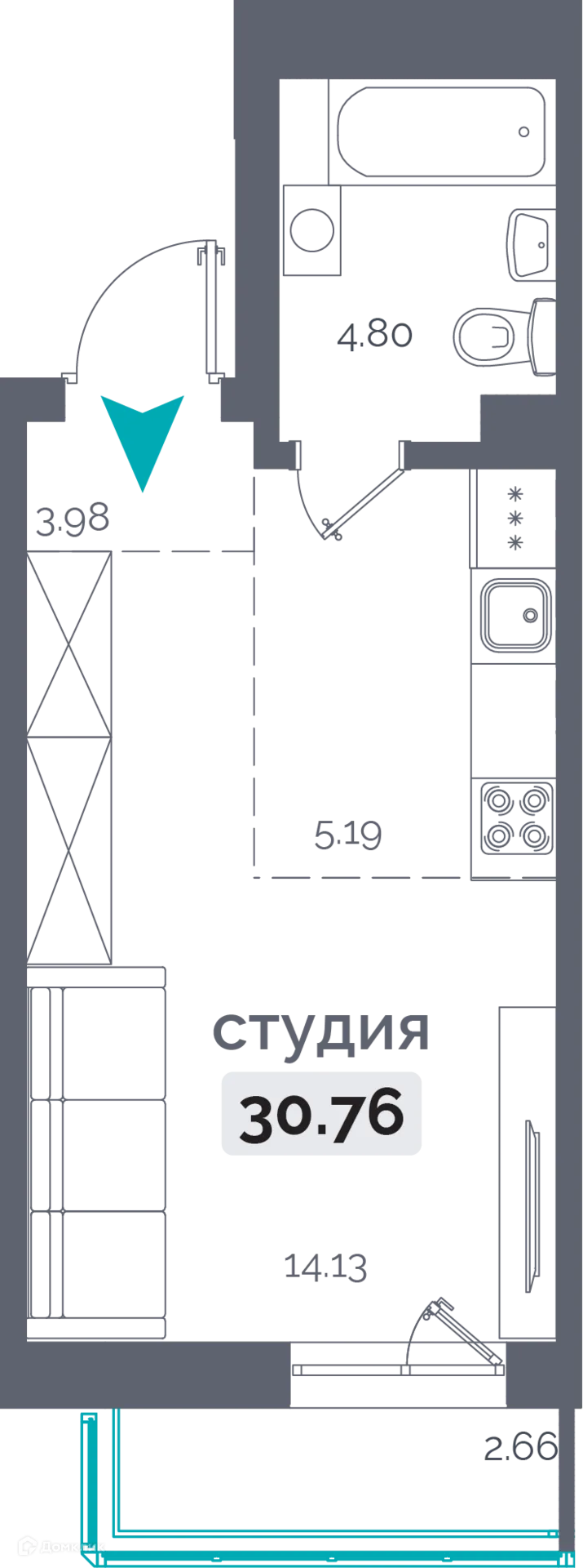 Фото квартиры в ЖК "Пулковский"