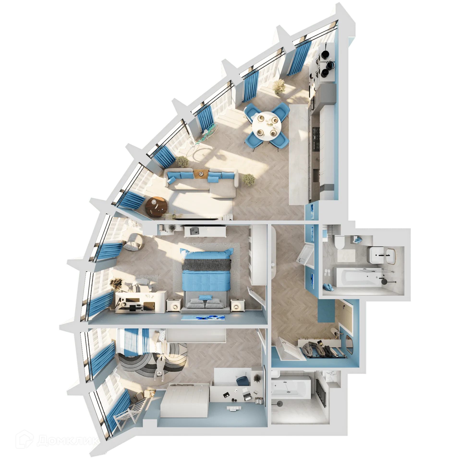 Фото квартиры в ЖК ЗВЕЗДЫ