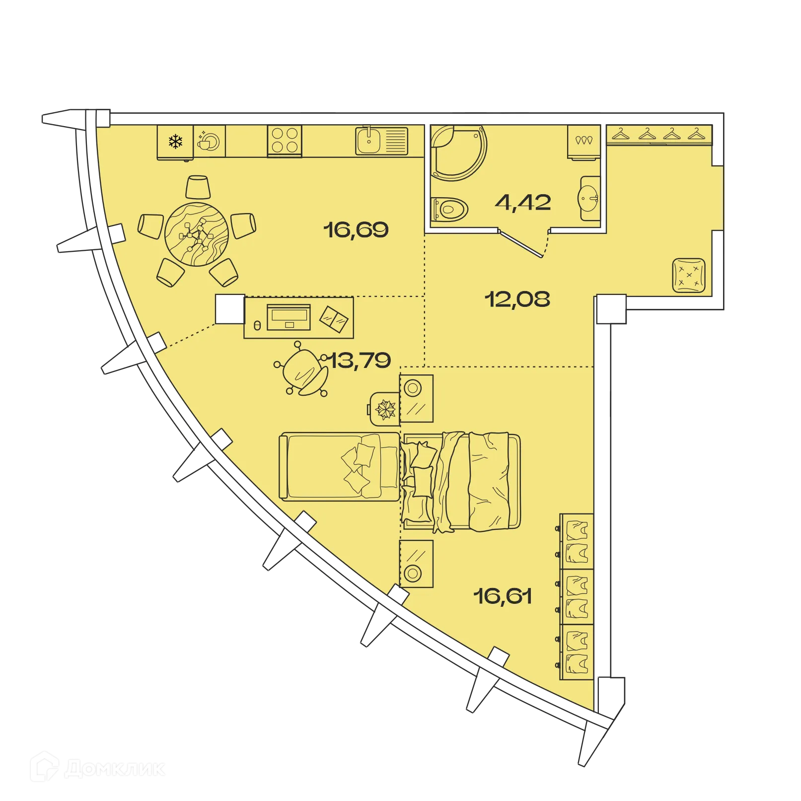 Фото квартиры в ЖК ЗВЕЗДЫ