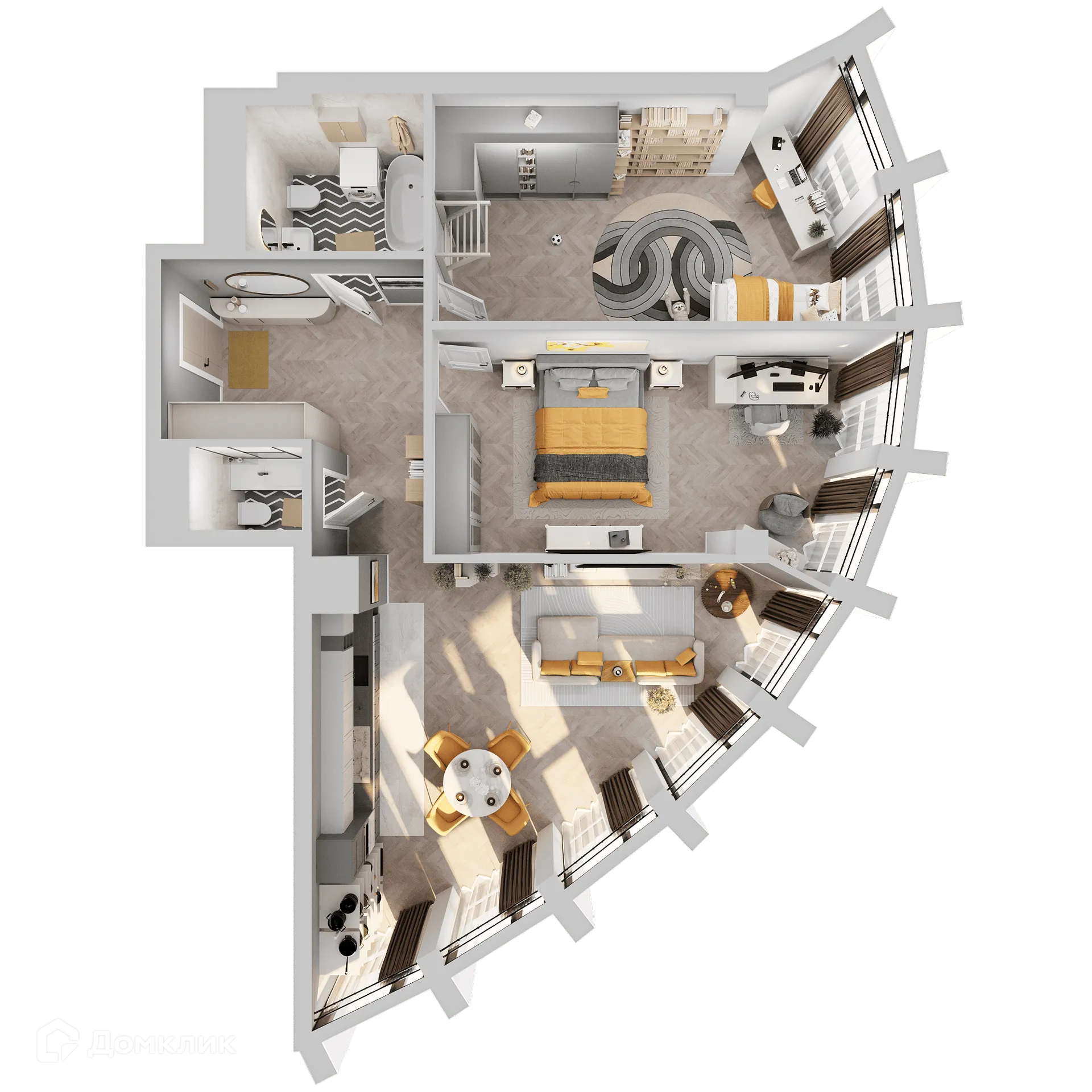 Фото квартиры в ЖК ЗВЕЗДЫ