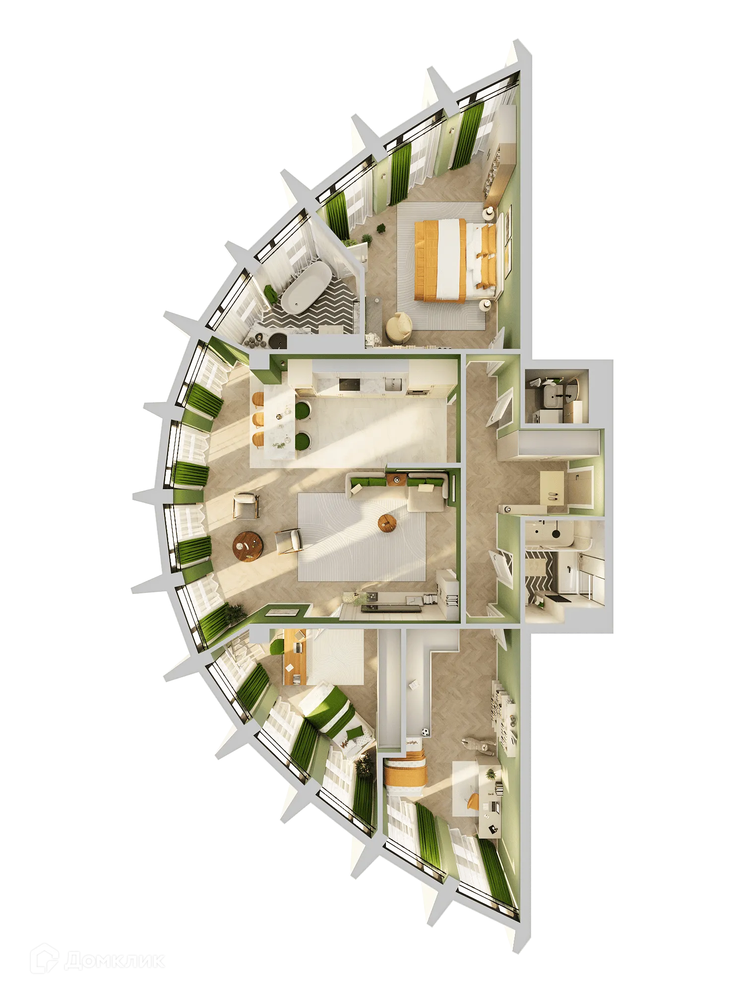 Фото квартиры в ЖК ЗВЕЗДЫ