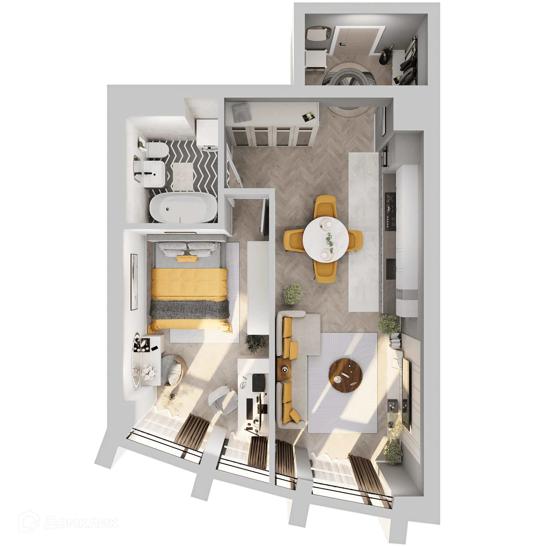 Фото квартиры в ЖК ЗВЕЗДЫ