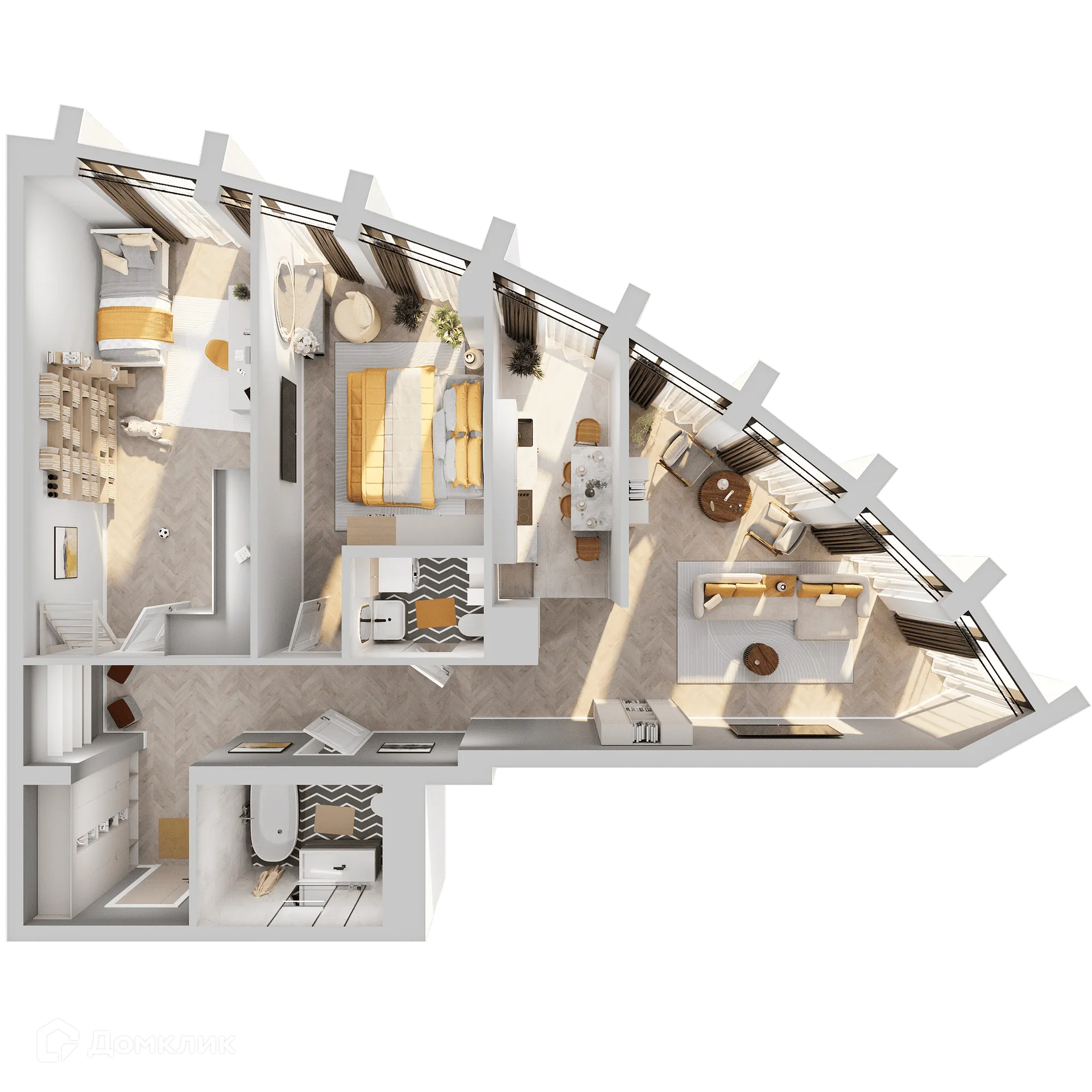 Фото квартиры в ЖК ЗВЕЗДЫ