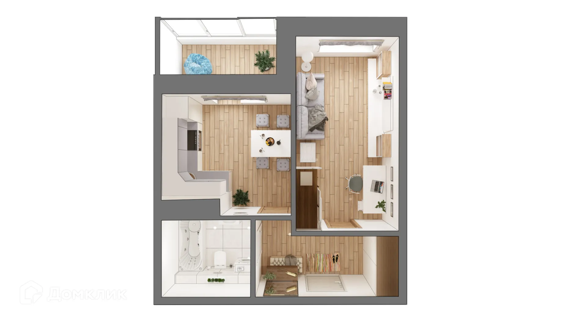 Фото квартиры в ЖК Очаг