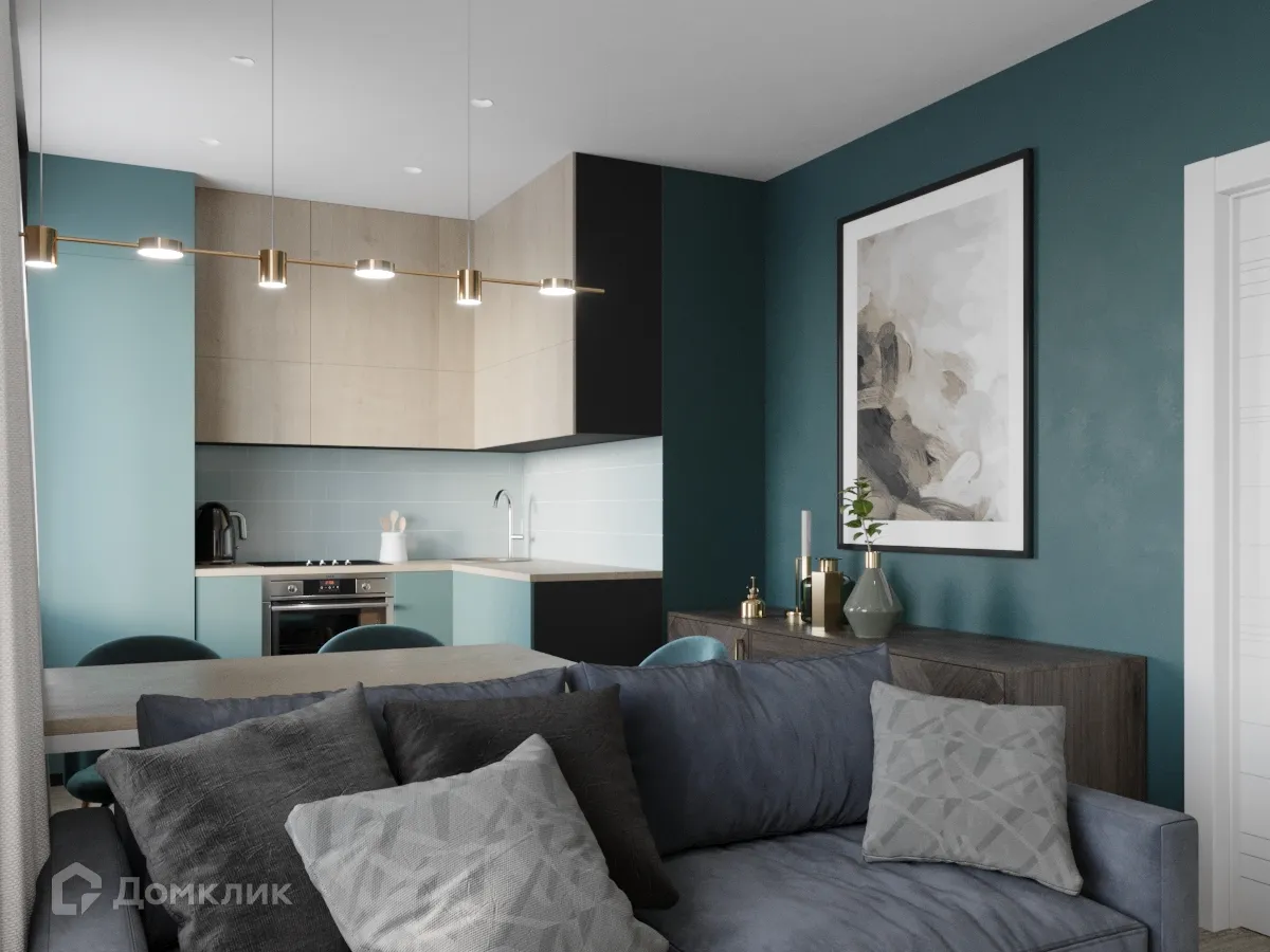 Планировка 2-комнатной квартиры 58.1 м² в ЖК Очаг, г. Иркутск — фото 5