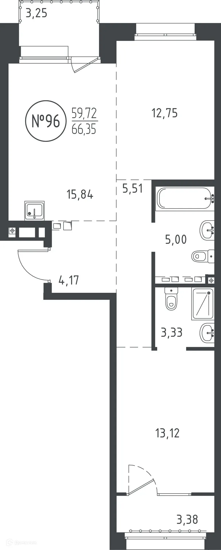 Фото квартиры в ЖК "СОЮЗ PRIORITY"(Союз Приорити)