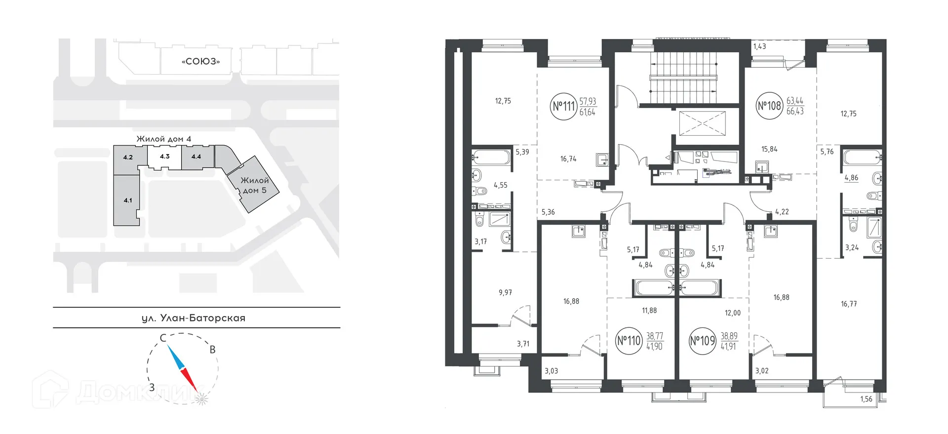 Фото квартиры в ЖК "СОЮЗ PRIORITY"(Союз Приорити)
