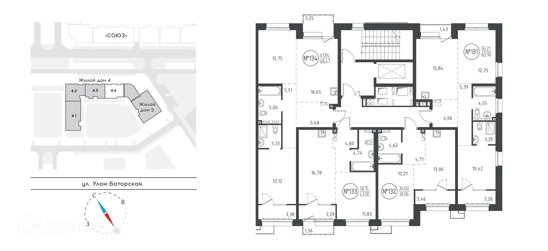 Фото квартиры в ЖК "СОЮЗ PRIORITY"(Союз Приорити)