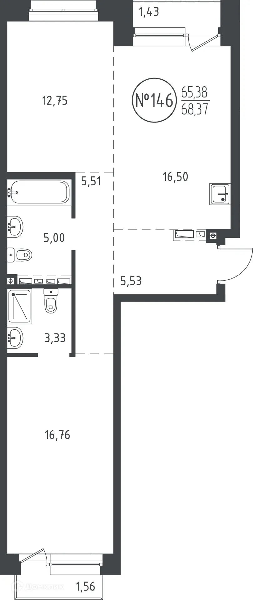 Фото квартиры в ЖК "СОЮЗ PRIORITY"(Союз Приорити)