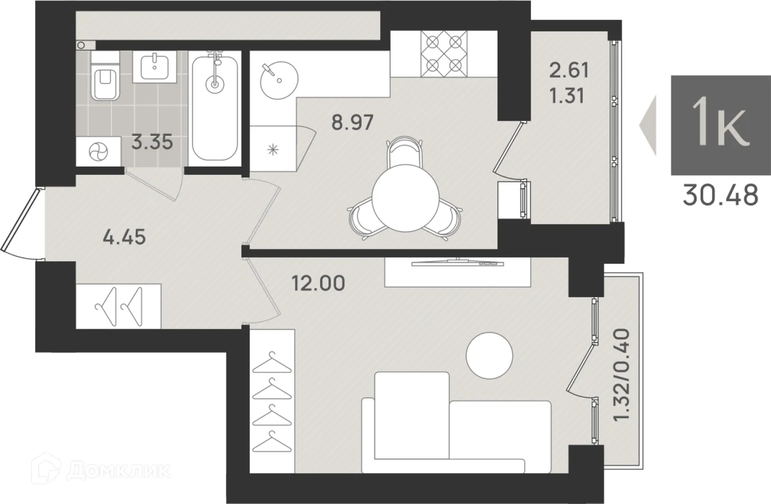 Фото квартиры в ЖК Этюд