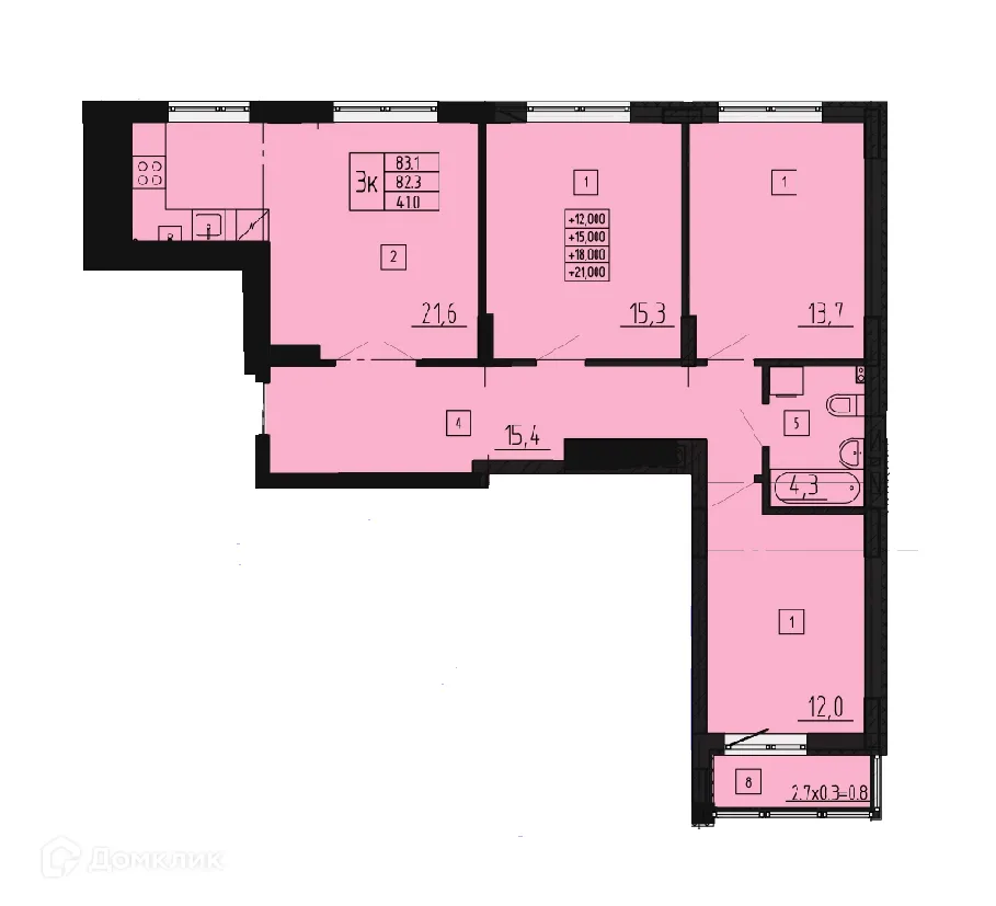 Фото квартиры в ЖК Астория