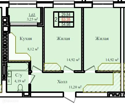 Фото квартиры в ЖК "ТАНГО"