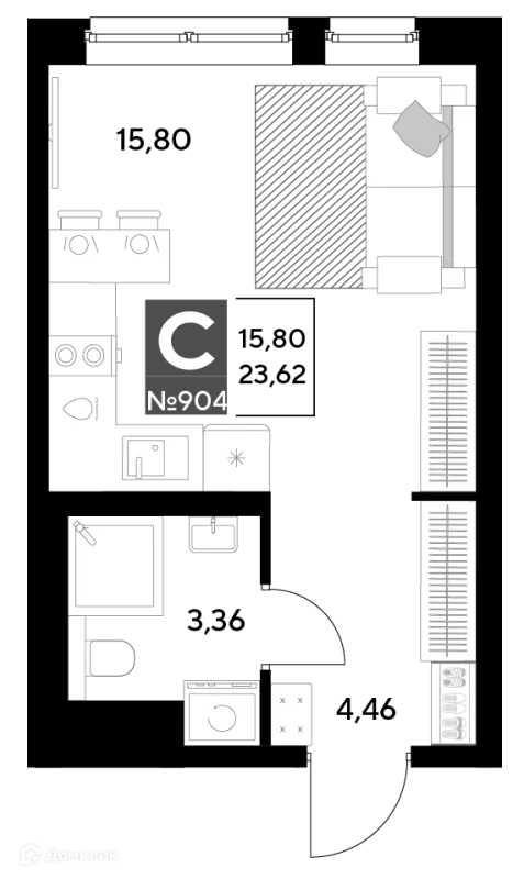 Квартира в ЖК Космопарк