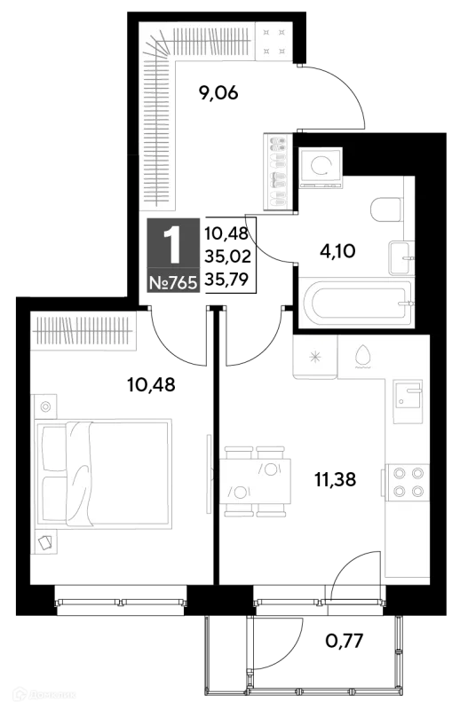 Квартира в ЖК Космопарк