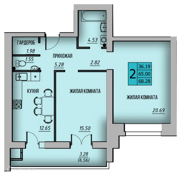 Квартира в ЖК КРЕЧЕТНИКОВ ПАРК